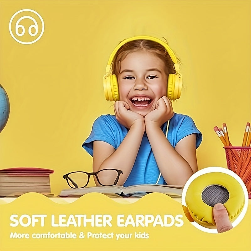 ONTA Kids Headphones For Boys Girls - Child Student Headset Wired Plug Earphones School Teen On Ear For Ipad | Computer | Smart Phone | Amazon Fire Tablet | Laptop | Plane Travel