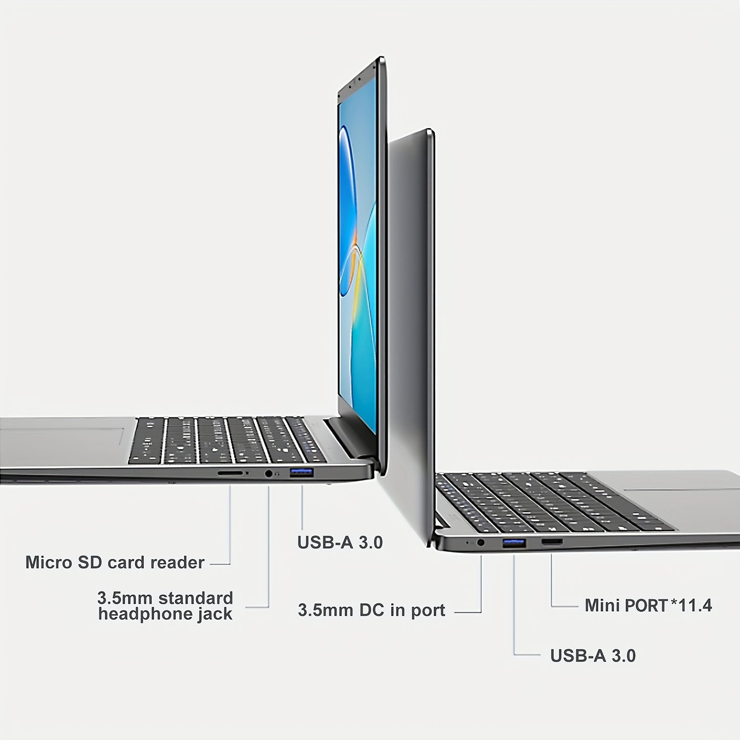 Newest 15.6 FHD Student Laptop Computer, Business Person PC Work Notebook Computers for College Students, Intel Celeron Dual Core Processor Up to 2.60Ghz, 8GB RAM, 256GB SSD, Webcam, Slim Portable Latest Generation Business L
