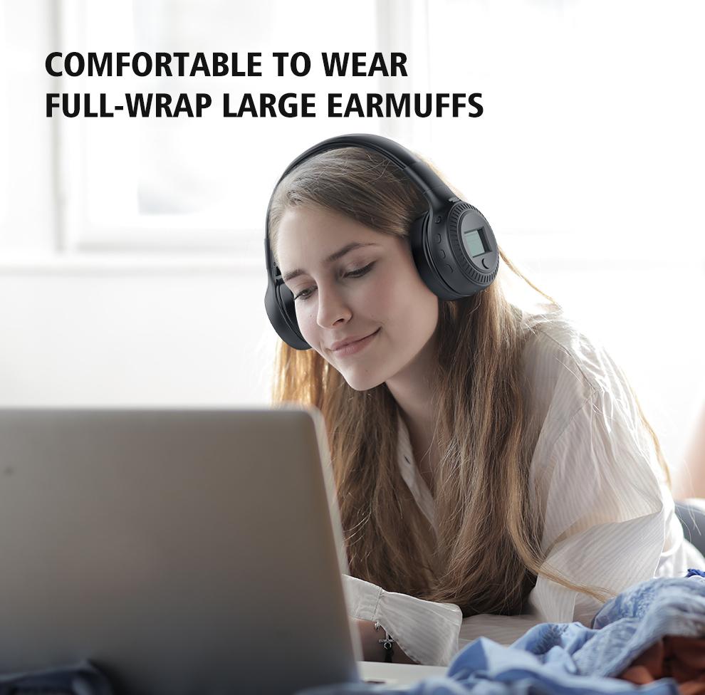 Zealot B19 Wireless Headphones Headset Stereo Earphone With FM Radio Microphone For Computer Phone Compatible With TF Aux