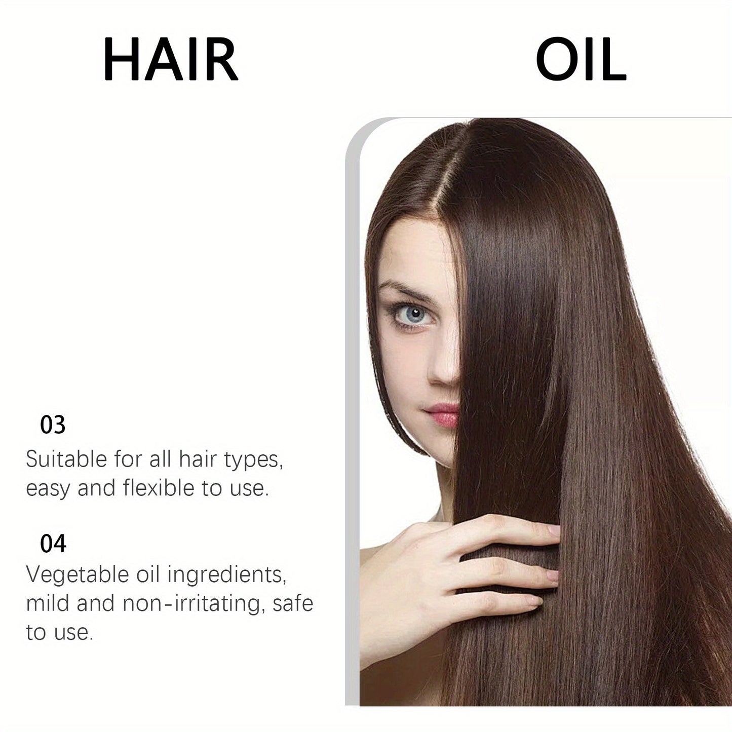 2pcs Batana Hair Care Essential Oil, Batana Oil, Suitable for All Hair Types, Gently Moisturizes, Makes Hair Look Shiny, 2.03oz