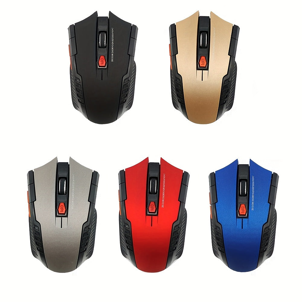 Compact Mini 2.4GHz Wireless Gaming Mouse - Precise Laser Optical Technology, Ergonomic Design, Plug-and-Play USB Receiver, Compatible with Computer, PC, Laptop - Ideal for Gamers and Everyday Users