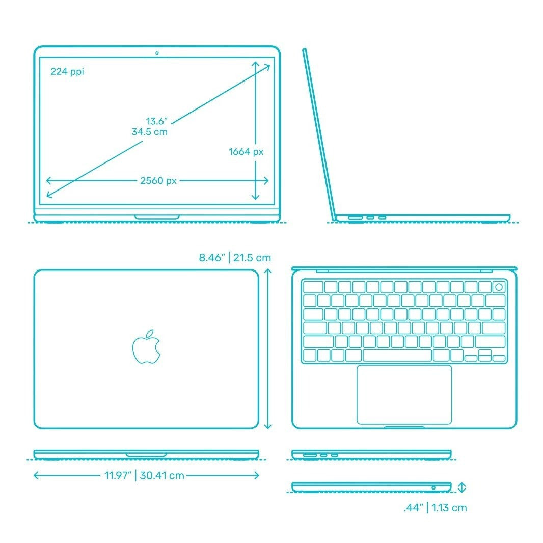 Apple Macbook Air MJVE2LL/A A1466 - 13.3" Intel Core I5 8GB RAM 128GB Storage - 2015 (Refurbished)