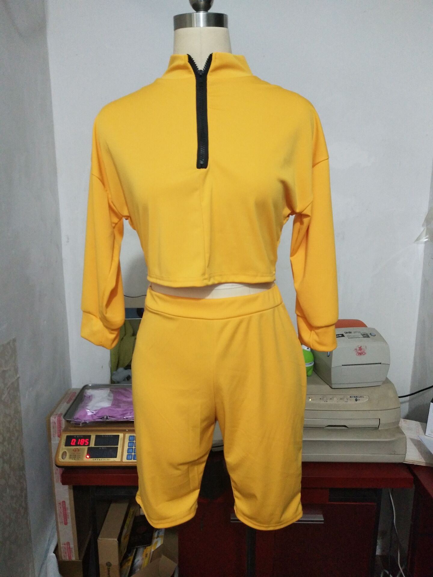 2 Pieces Set Women Crop