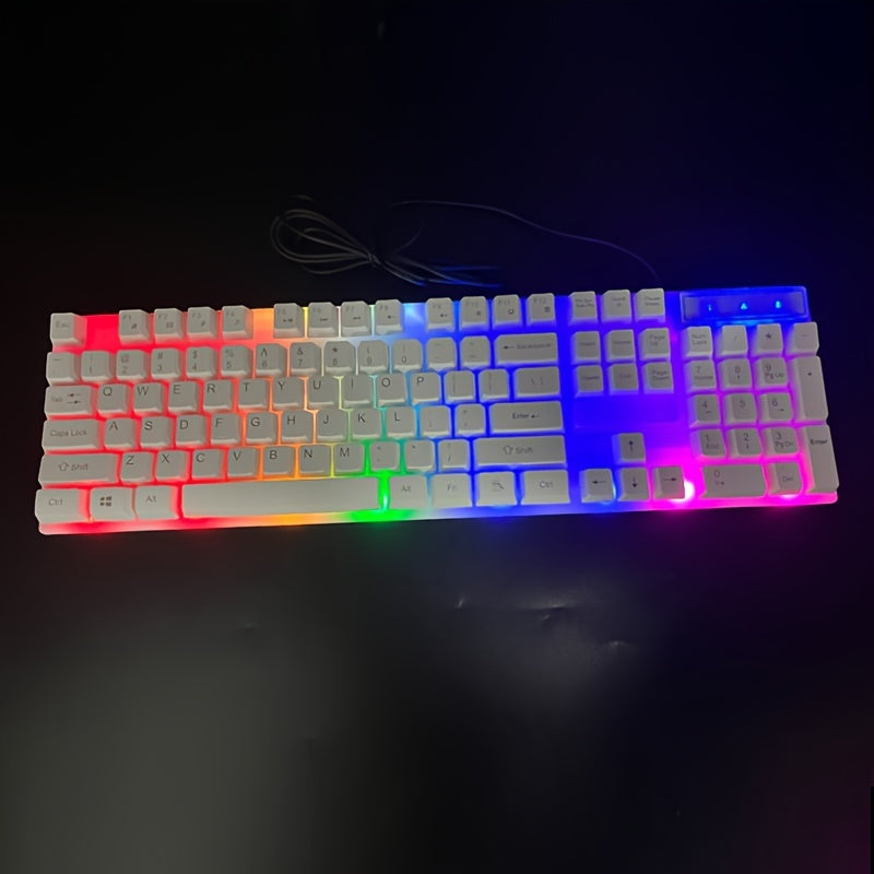 Wired Keyboard Game Luminous Mechanical Feel Computer Office Gaming Keyboard