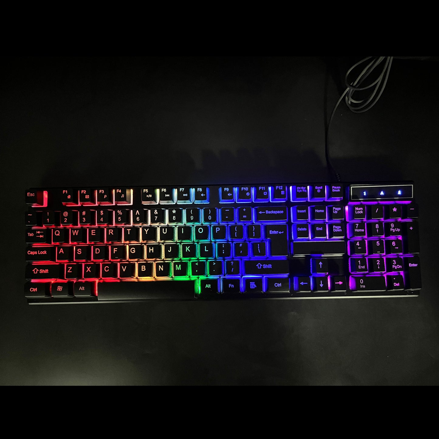 Wired Keyboard Game Luminous Mechanical Feel Computer Office Gaming Keyboard