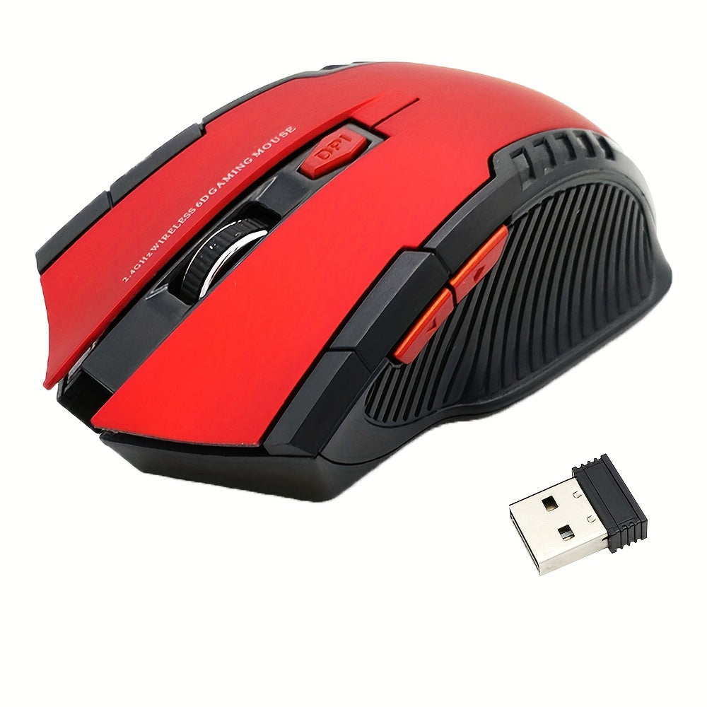 Compact Mini 2.4GHz Wireless Gaming Mouse - Precise Laser Optical Technology, Ergonomic Design, Plug-and-Play USB Receiver, Compatible with Computer, PC, Laptop - Ideal for Gamers and Everyday Users