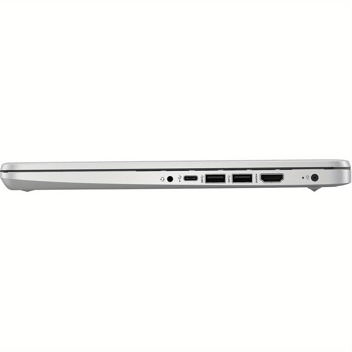 HP 14" Laptop For Student Business, With Office Lifetime License & Windows 11 S, Intel Dual-Core N4120, 16 GB RAM, 384 GB Storage(128GB EMMC+256GB Micro SD), Webcam, WiFi, Anti-Slip Mouse, Silvery