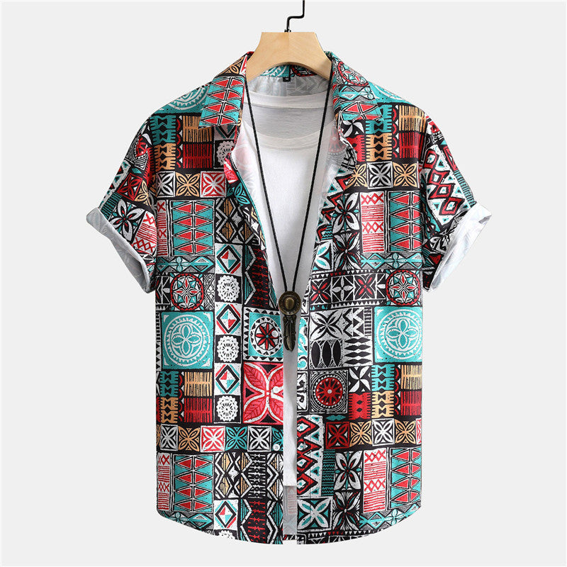 Shirt Casual Streetwear Clothing For Men