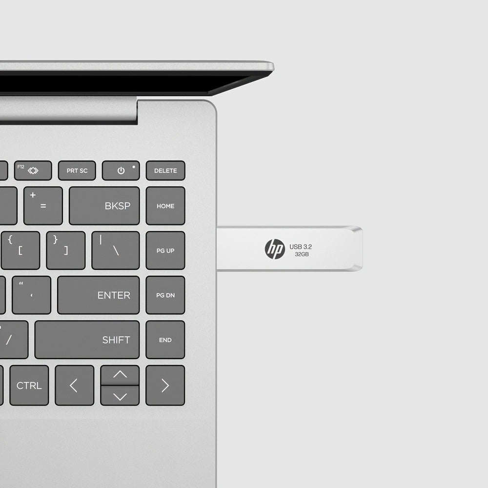 HP 32GB/64GB/128GB/256GB USB 3.2 Gen1 High-Speed Retractable Metal U Disk, Portable and Durable with Large Capacity for Data Transfer