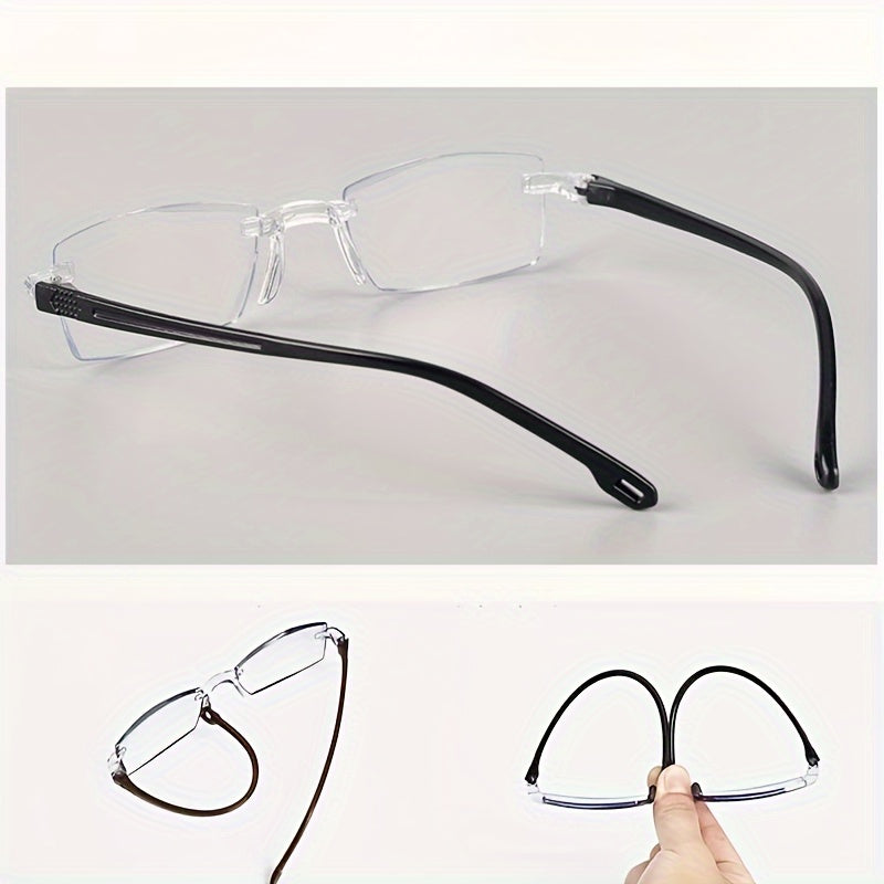Reading Glasses Bifocal Clear Lens Anti Eyestrain Computer Presbyopic Glasses For Women Men