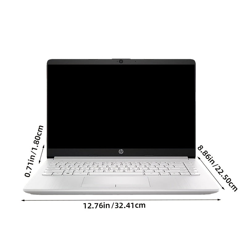 HP 14" Business Laptop - Intel Celeron N4120, 4GB RAM, 128GB EMMC, Windows 11 Home, 1 Year Office 365, Compact and Efficient for Business