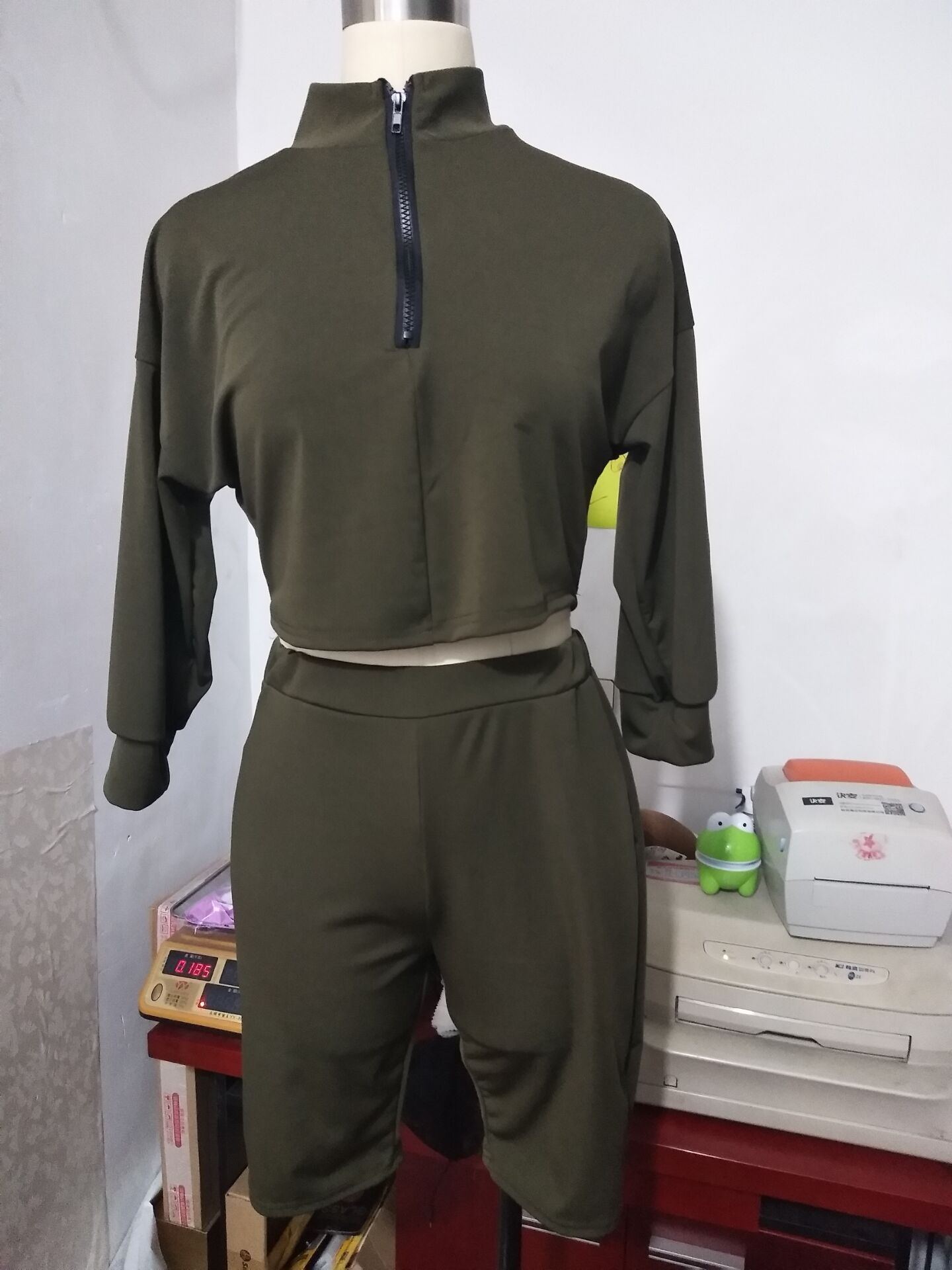 2 Pieces Set Women Crop