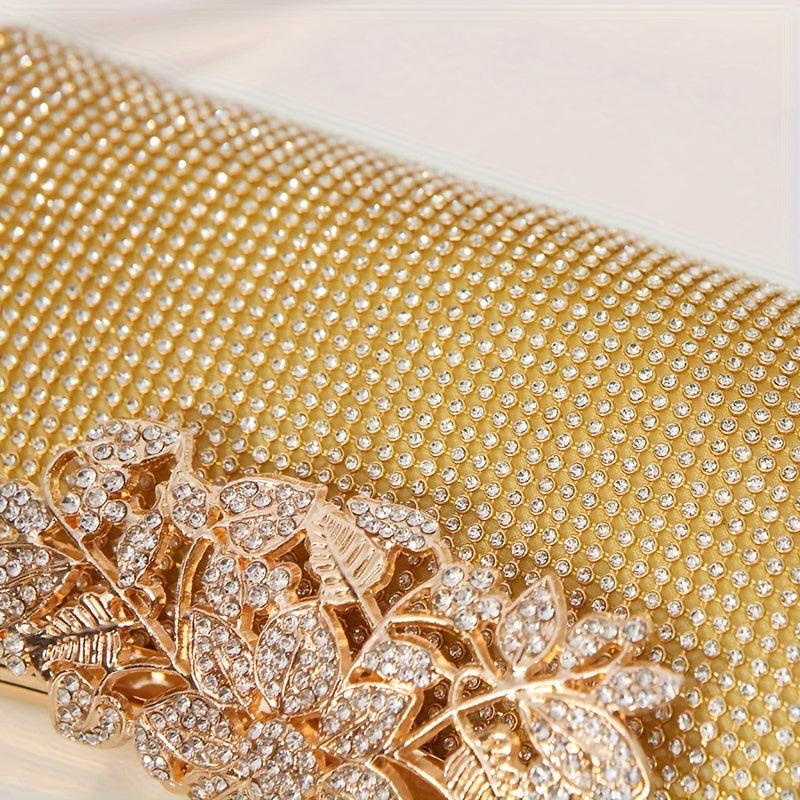 Elegant Glittering Rhinestone Clutch Bag - Sparkling Evening Handbag for Women, Perfect for Wedding, Party, Prom, Carnaval, Music Festival, and Formal Occasions - Classic, Stylish, and Durable Accessory