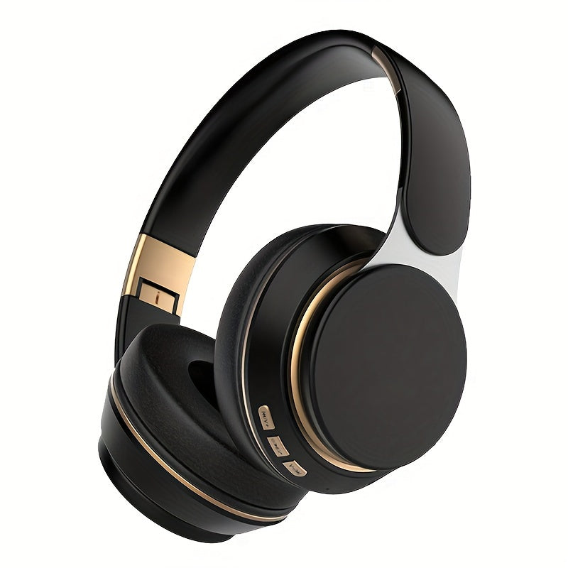 07S Wireless Over-ear Headphones - Hifi Surround Bass, Foldable Design, 400mAh Battery | Wireless, Wired, TF Card, Radio Mode for Sports, Games