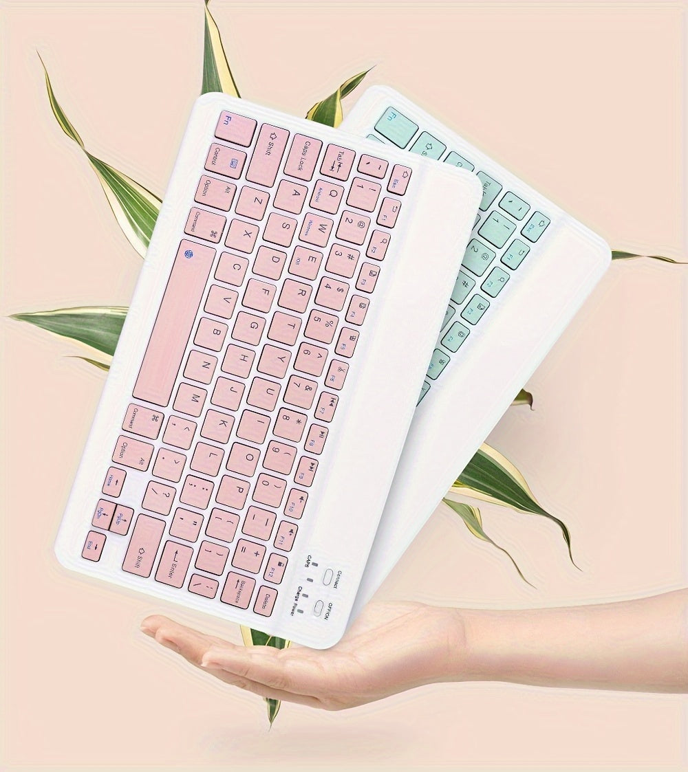 Ultra-Slim Portable BT Keyboard - Wireless Keyboard And Mouse Set, Suitable For IPad, Tablet, Laptop, Office Computer