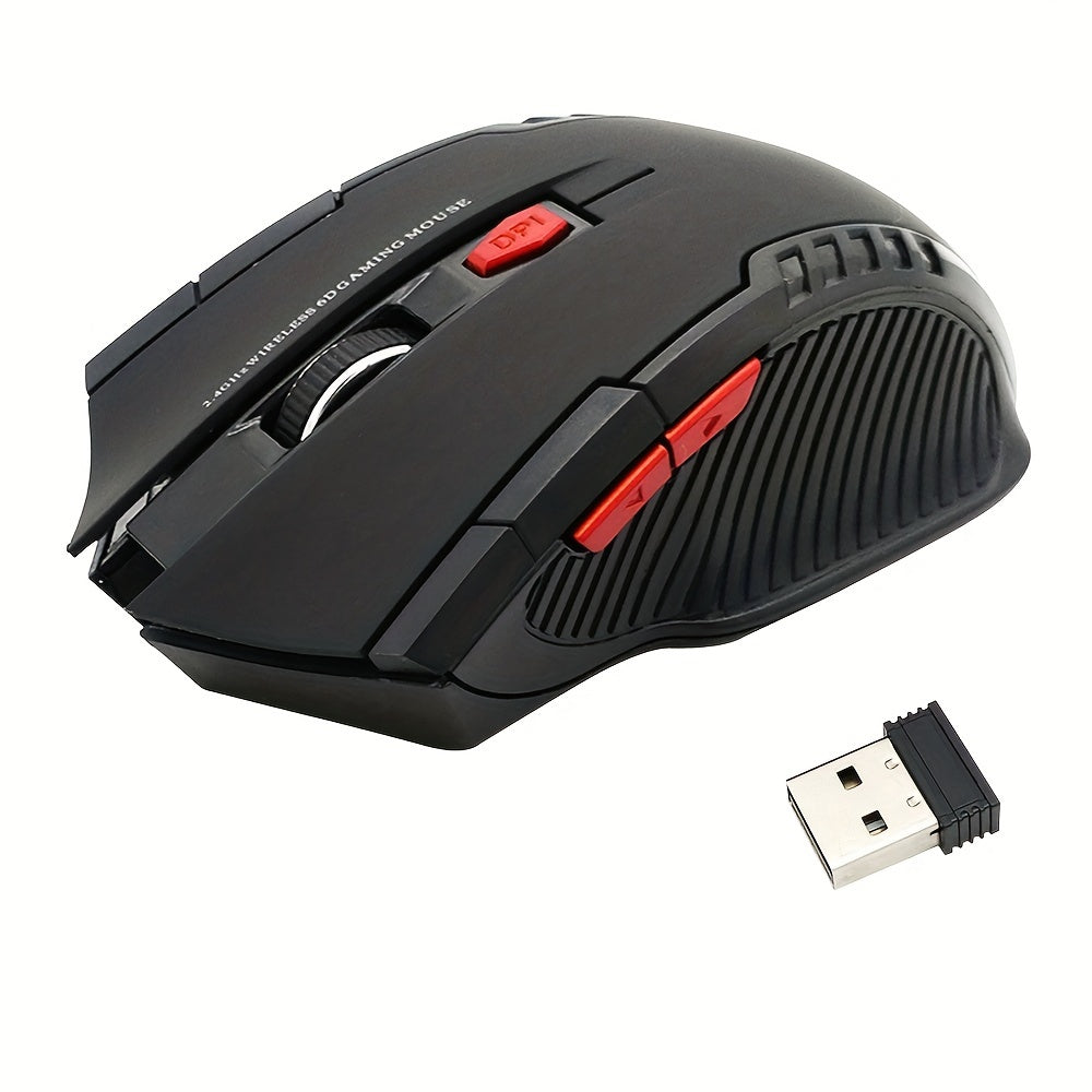 Compact Mini 2.4GHz Wireless Gaming Mouse - Precise Laser Optical Technology, Ergonomic Design, Plug-and-Play USB Receiver, Compatible with Computer, PC, Laptop - Ideal for Gamers and Everyday Users