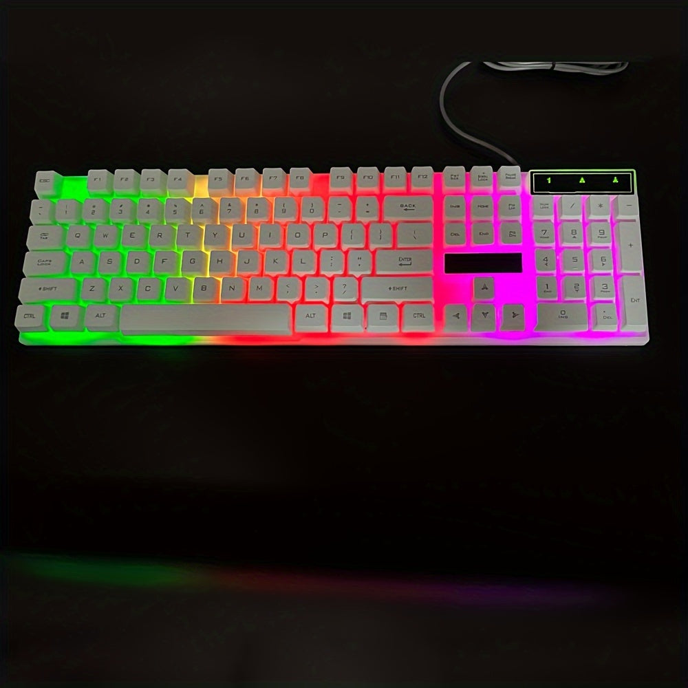 Wired Keyboard Game Luminous Mechanical Feel Computer Office Gaming Keyboard