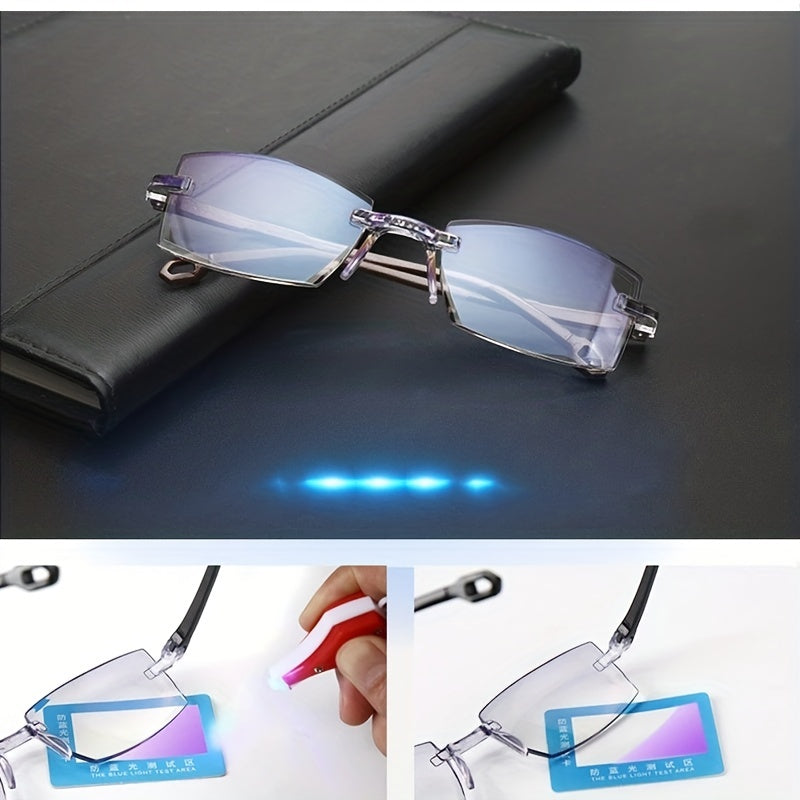 Reading Glasses Bifocal Clear Lens Anti Eyestrain Computer Presbyopic Glasses For Women Men