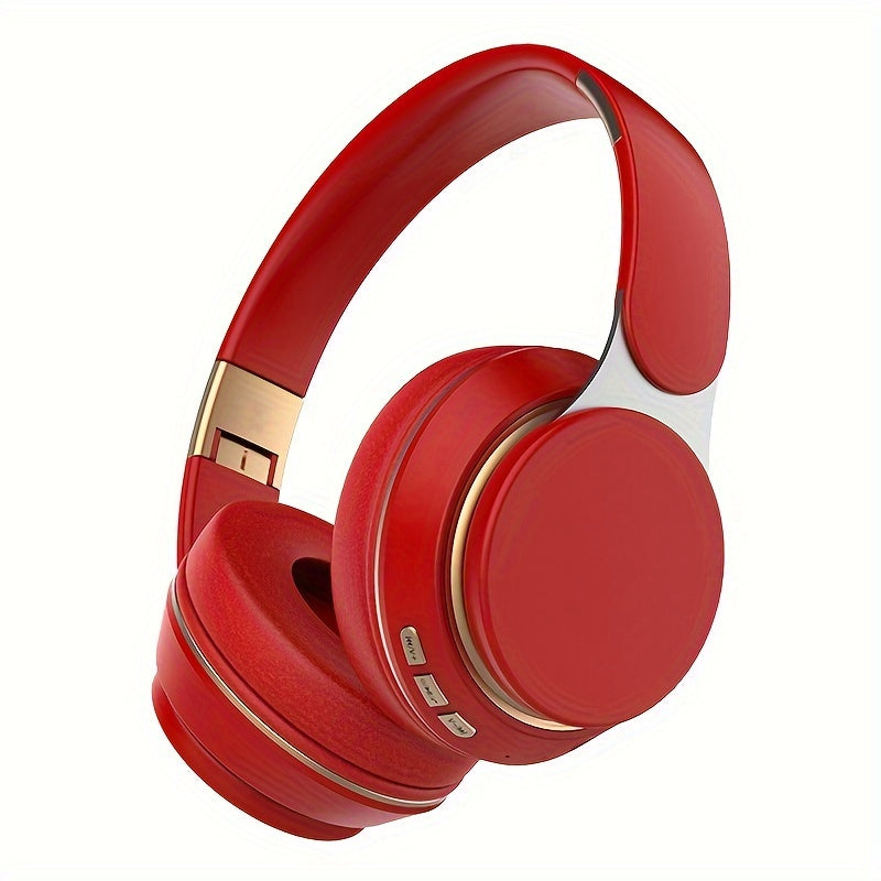 07S Wireless Over-ear Headphones - Hifi Surround Bass, Foldable Design, 400mAh Battery | Wireless, Wired, TF Card, Radio Mode for Sports, Games