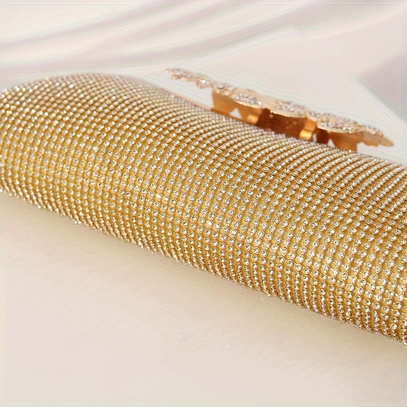 Elegant Glittering Rhinestone Clutch Bag - Sparkling Evening Handbag for Women, Perfect for Wedding, Party, Prom, Carnaval, Music Festival, and Formal Occasions - Classic, Stylish, and Durable Accessory