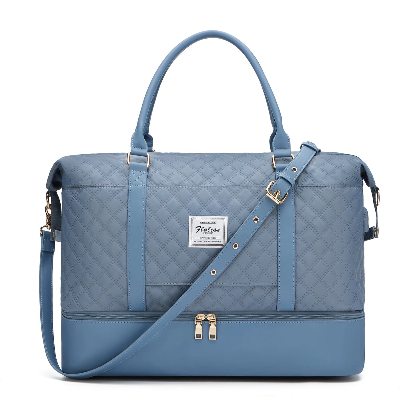 Weekender Bag for Women Large Travel Duffle Carry on Tote Bag with Shoe Compartment for Travel Essentials Overnight Hospital Bag