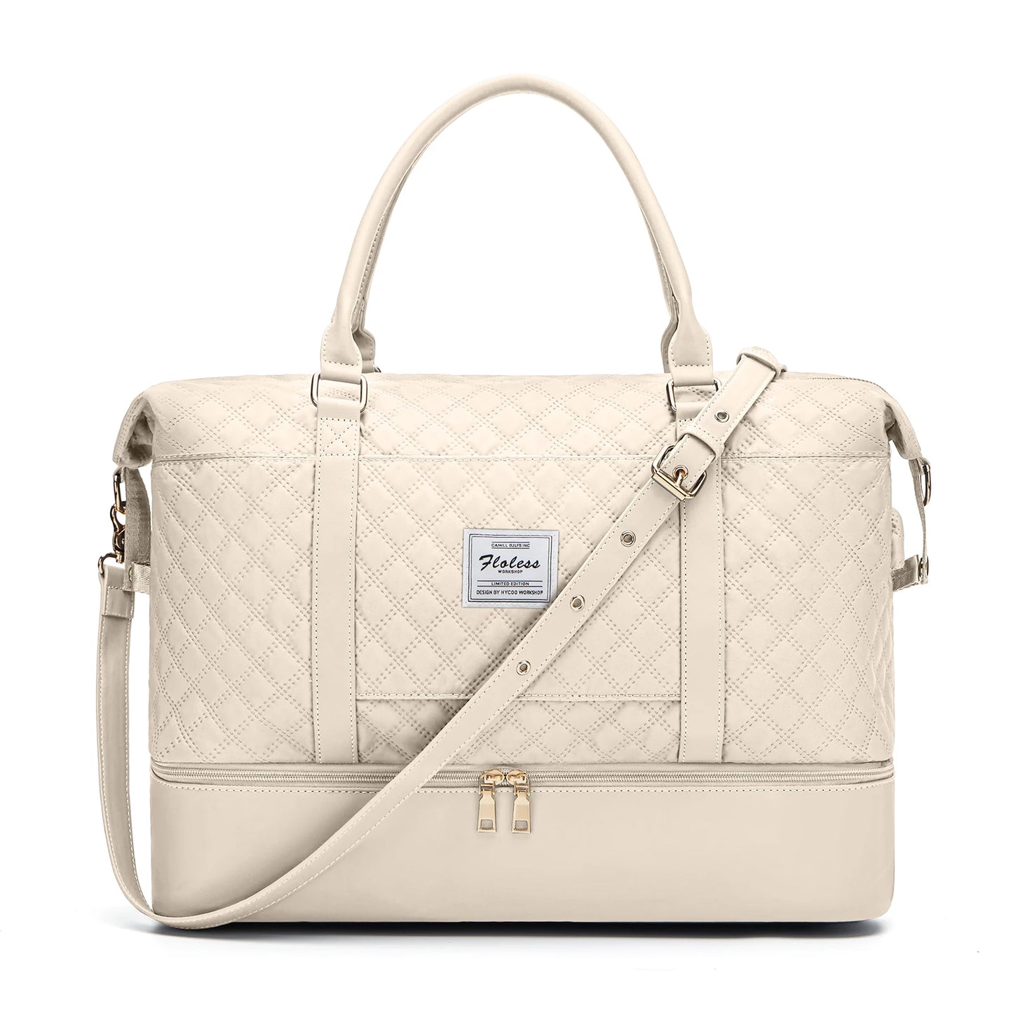 Weekender Bag for Women Large Travel Duffle Carry on Tote Bag with Shoe Compartment for Travel Essentials Overnight Hospital Bag