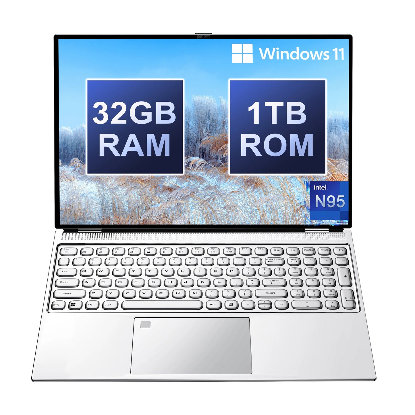 New 16" Inch 2K Laptop, 240 Hz ultra-clear screen, Windows 11 Pro Portable PC Gaming notebooks 32GB 2TB fingerprint unlock
