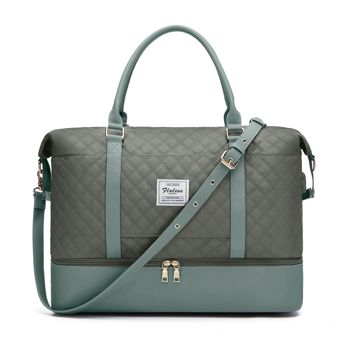 Weekender Bag for Women Large Travel Duffle Carry on Tote Bag with Shoe Compartment for Travel Essentials Overnight Hospital Bag