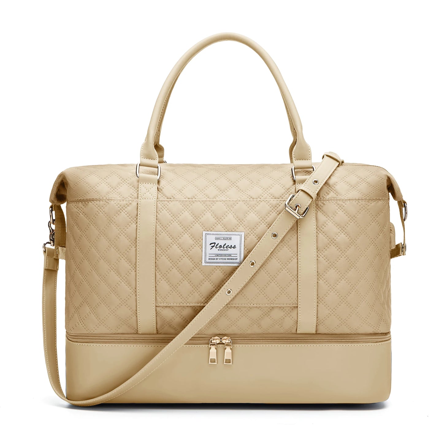 Weekender Bag for Women Large Travel Duffle Carry on Tote Bag with Shoe Compartment for Travel Essentials Overnight Hospital Bag