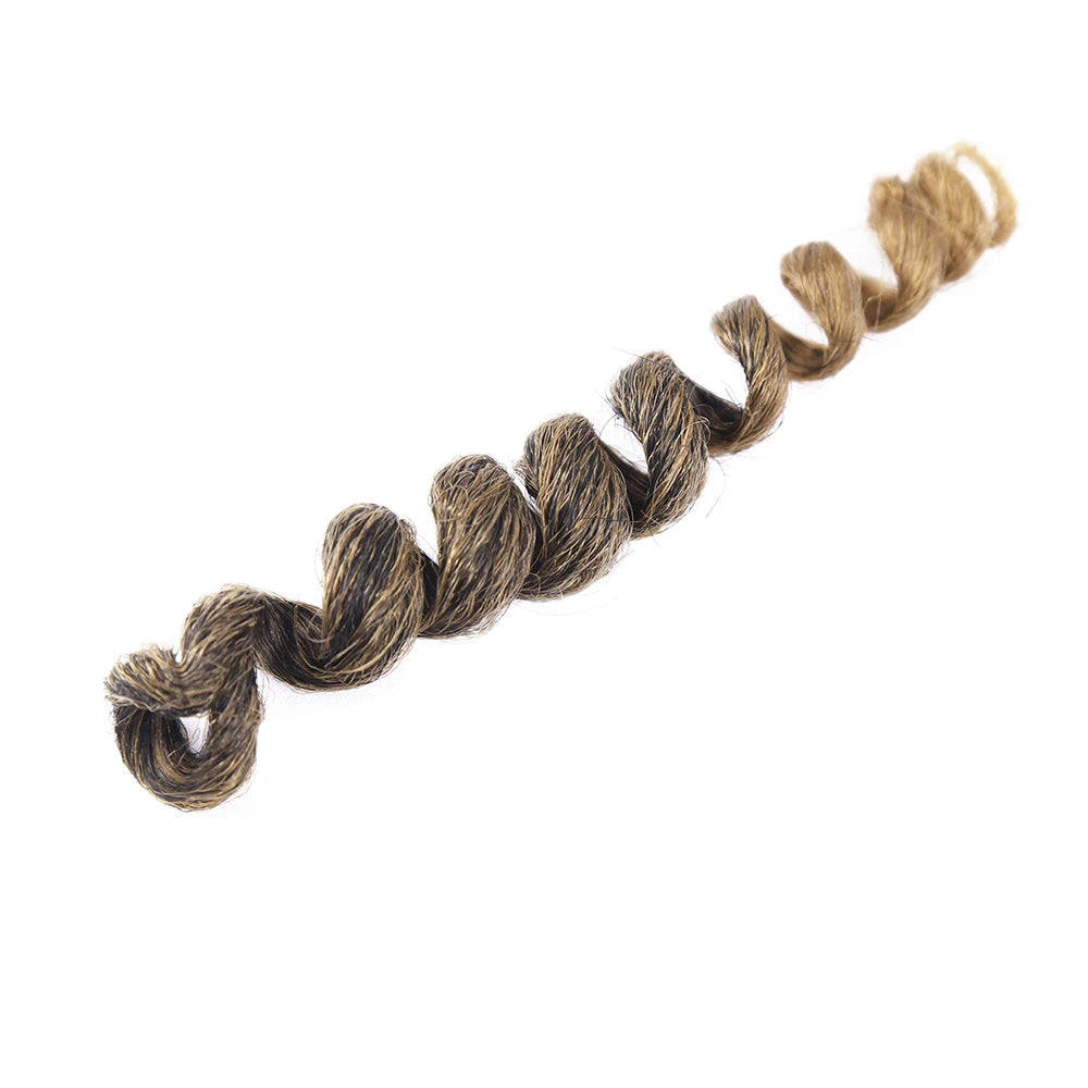 Synthetic Ombre Jumpy Wand Curl Crochet Braids Jamaican Bounce For Africa Braiding Hair Extensions Pre-Twisted For Black Women
