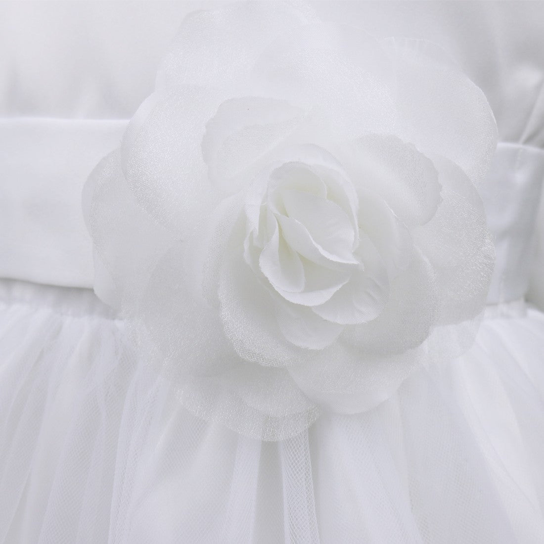 Baby Kids Girls Bowknot Flower Girl Dress Princess Birthday Party Tutu Dress Petals Wedding Pageant Bridesmaid Dresses Ball Gown