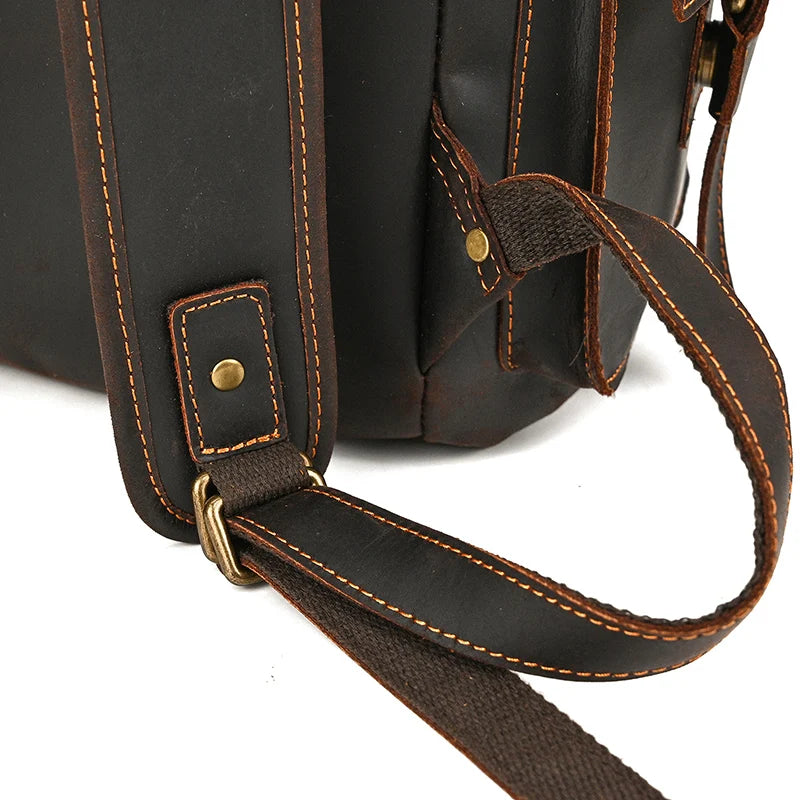2025 New Arrivals Leather Backpack For Men Male Genuine Leather Laptop Travel Backpack 17 Inch Daypack Shoold Bag Men Male Large
