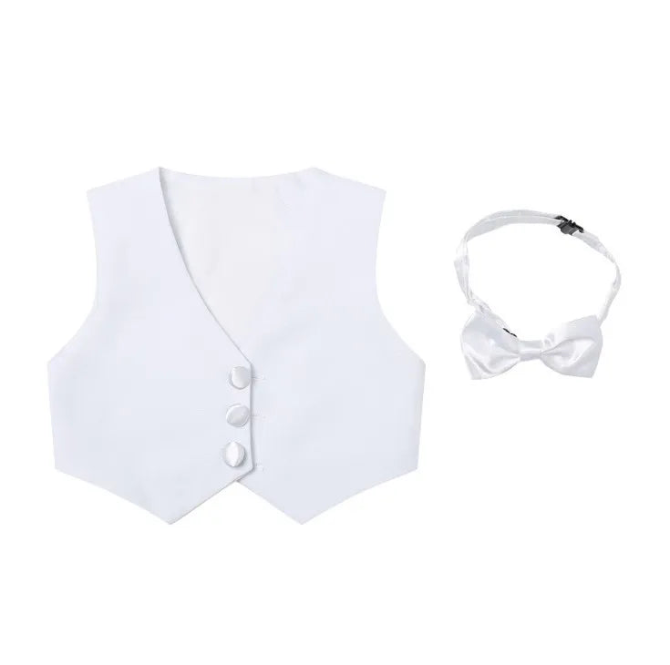 Hot Selling!Classic Little Boy Tuxedo/Wedding Party baby Boy Suit/Baby Boys Beige 5-piece Suit Set3345