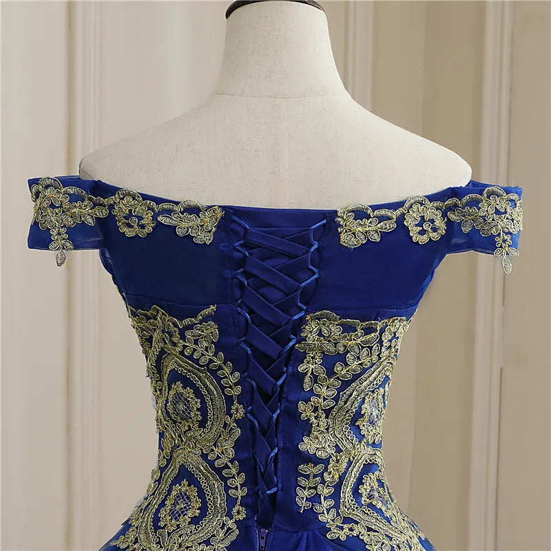 Quinceanera Dress 2024 New Luxury Boat Neck Party Prom Ball Gown Vintage Lace Vestidos Robe Vestidos Custom Made Customized