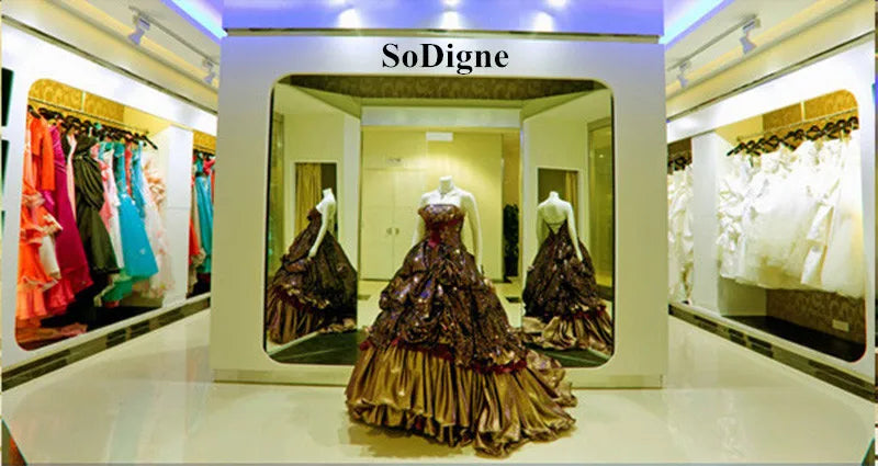 SoDigne Saudi Luxury Navy Blue Evening Dresses A-Line Beading Appliques Off Shoulder 2025 Royal Style Party Prom Gowns Customize
