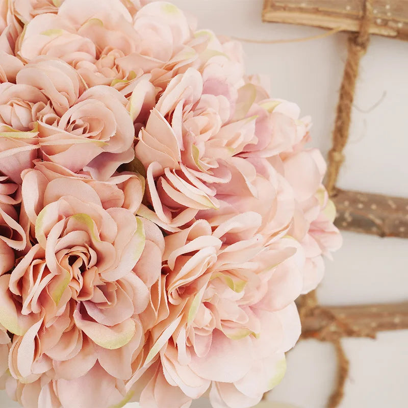 5pcs Beautiful Artificial Peony Flowers High Quality White Bouquet Wedding Home Table Decor Fake Flowers Christmas Arrangement