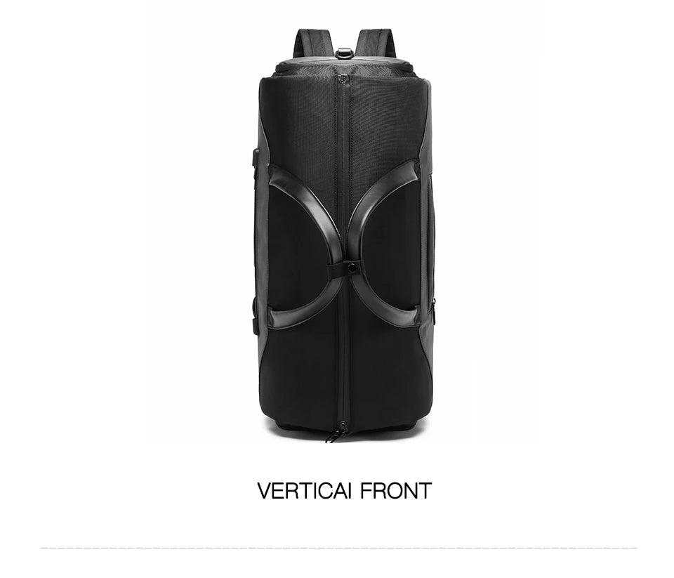 OZUKO Multifunction Men Suit Storage Travel Bag Large Capacity Luggage Handbag Male Waterproof Travel Duffel Bag Shoes Pocket