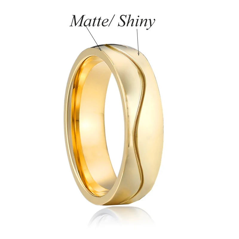 engagement wedding rings for men and women lover's alliance couples 14k rose gold plated ladies fashion jewelry finger ring