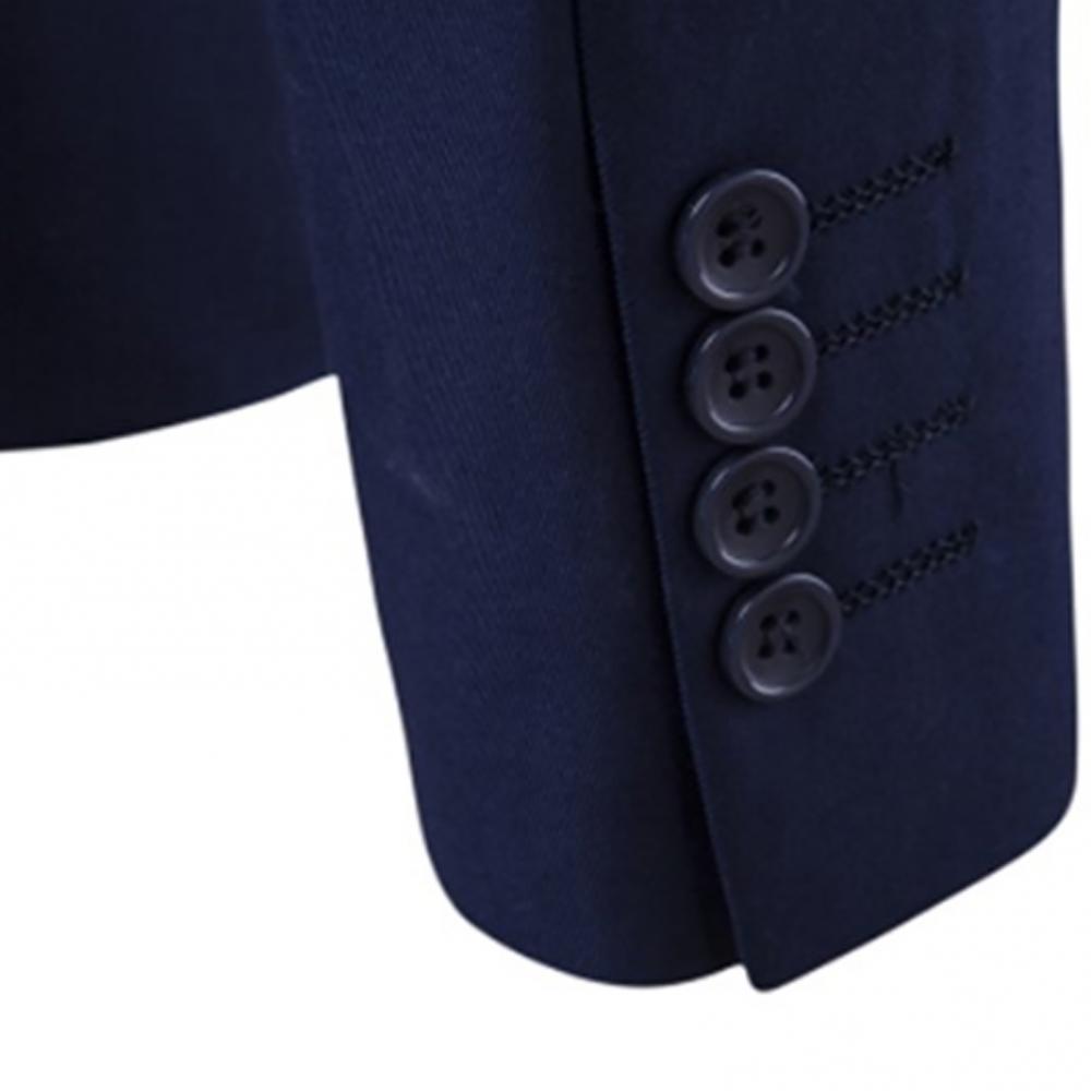 2022 Men's Suit Formal Suit Set Korea Style Lapel Slim Single Breasted Business Suits Wedding Blazer Pants Set terno masculino