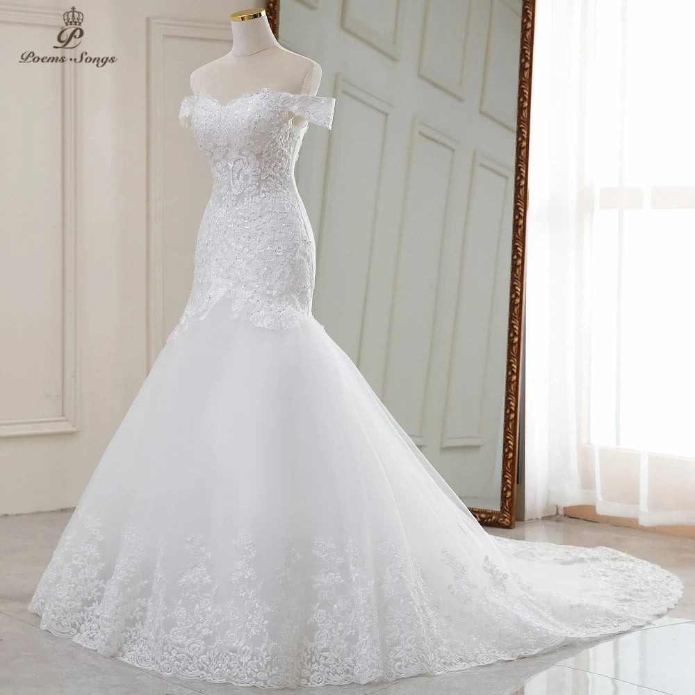 Customized Real photo Real video Luxury Sexy style mermaid wedding dress marriage dress robe de mariee vestidos de novia sereia