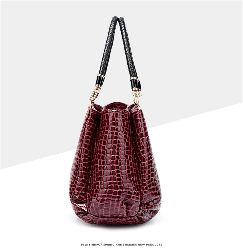 Womens Hand bags Designers Luxury Alligator Handbags Women Shoulder Bags Female Top-handle Bags Sac a Main Fashion Brand Handbag