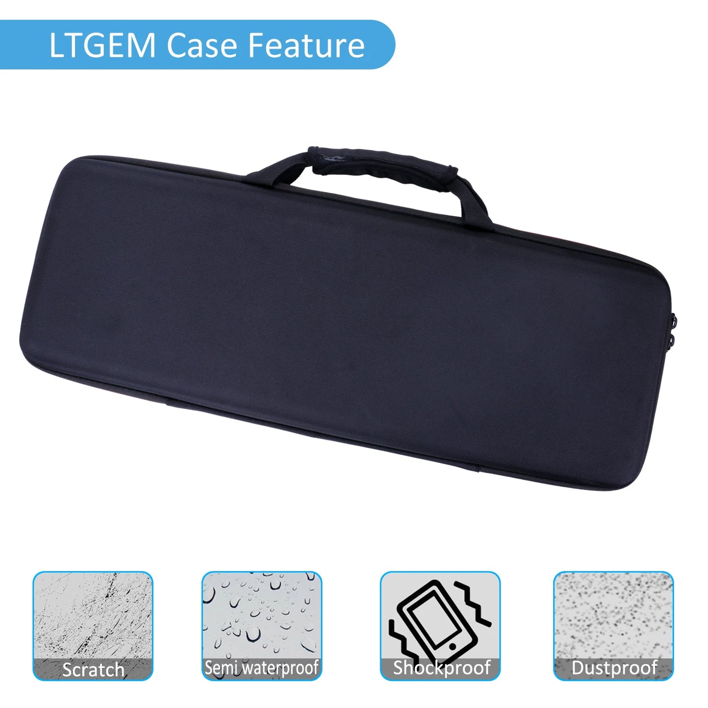 LTGEM EVA Waterproof Carrying Hard Case for Native Instrument Komplete Kontrol M32 Controller Keyboard