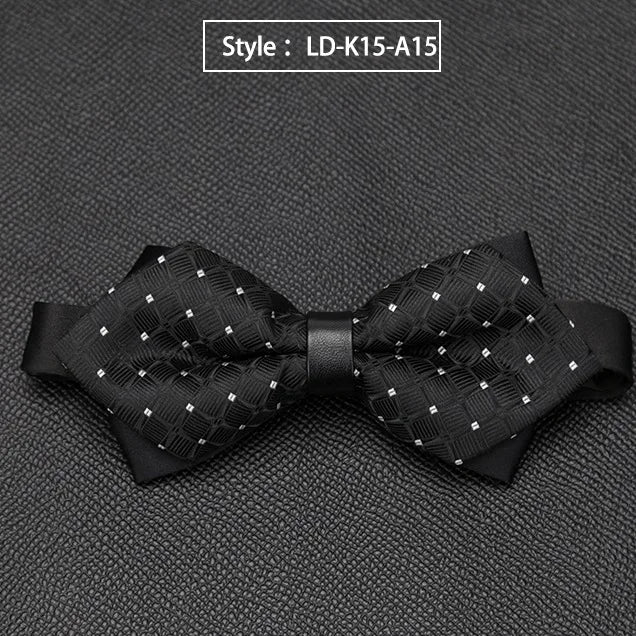 Mens Bowtie Quality Sale Necktie Fashion Formal Luxury Wedding Butterfly Cravat Ties for Men Shirt Business Gifts Accessories