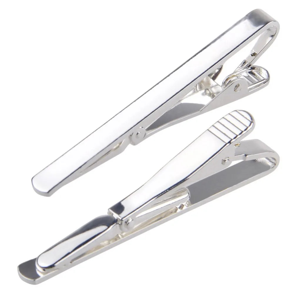 Men Metal Silver Gold Simple Necktie Tie Bar Clasp Clip Clamp Pin Men Stainless Steel For Business Ma Necktie Tie Clasps Fashion