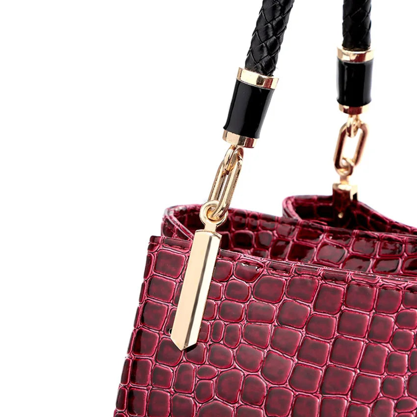Womens Hand bags Designers Luxury Alligator Handbags Women Shoulder Bags Female Top-handle Bags Sac a Main Fashion Brand Handbag