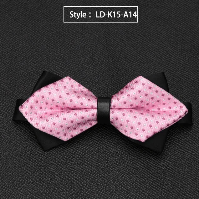 Mens Bowtie Quality Sale Necktie Fashion Formal Luxury Wedding Butterfly Cravat Ties for Men Shirt Business Gifts Accessories