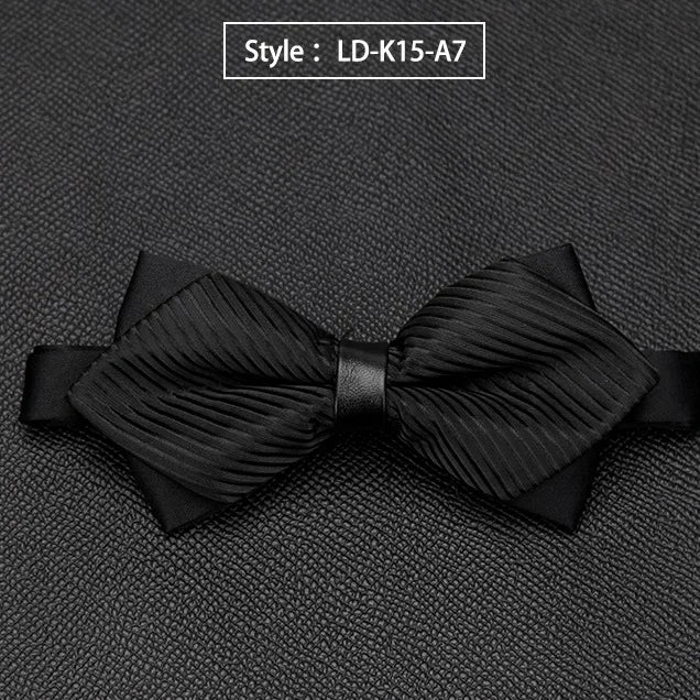 Mens Bowtie Quality Sale Necktie Fashion Formal Luxury Wedding Butterfly Cravat Ties for Men Shirt Business Gifts Accessories