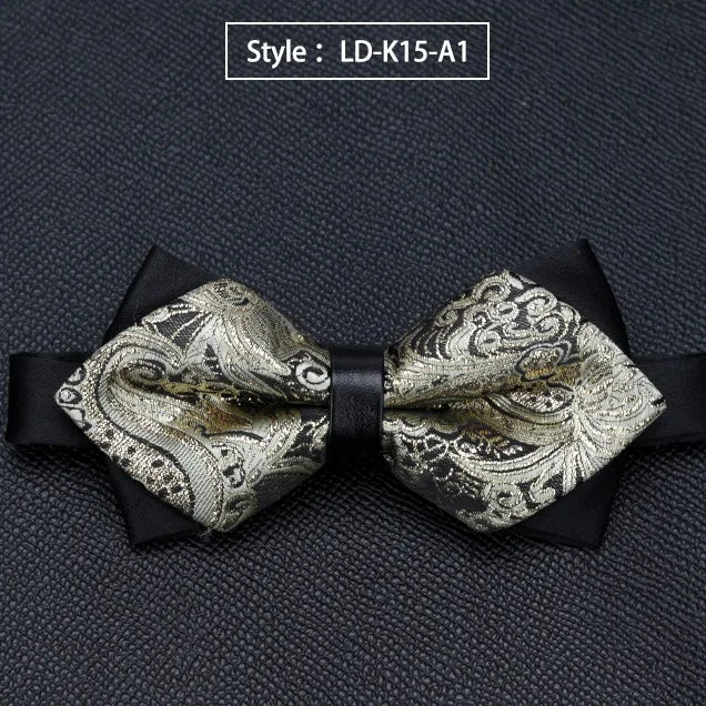 Mens Bowtie Quality Sale Necktie Fashion Formal Luxury Wedding Butterfly Cravat Ties for Men Shirt Business Gifts Accessories