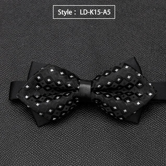 Mens Bowtie Quality Sale Necktie Fashion Formal Luxury Wedding Butterfly Cravat Ties for Men Shirt Business Gifts Accessories