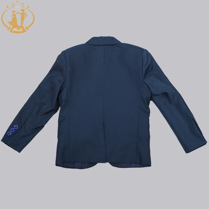 Boys Formal Suit Three Pieces Hot Sale Classical Kids Winter Wear Flat Single Breasted Baby Boy Clothes Formal Boys